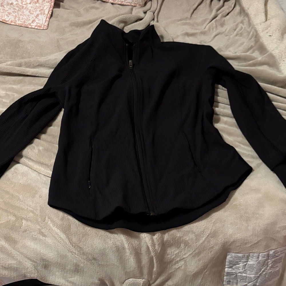 Athleta Women's Black Bomber Jacket